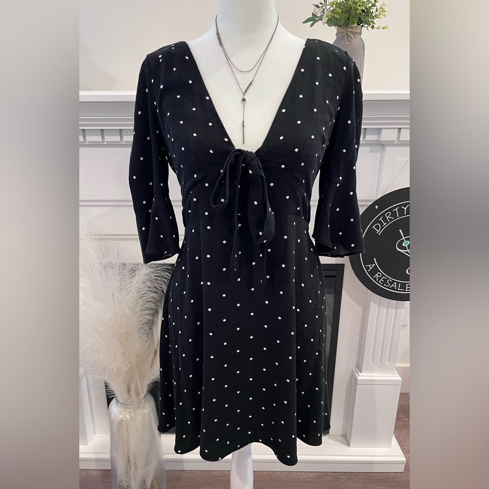 Free People Polka Dot Minidress Sz 2